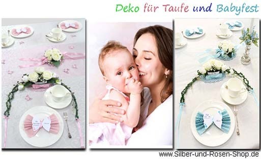 Deko Baby + Taufe