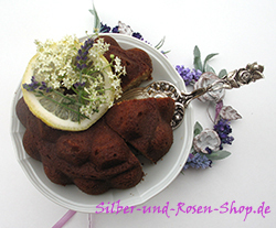 Lavendel-Holunder-Kuchen