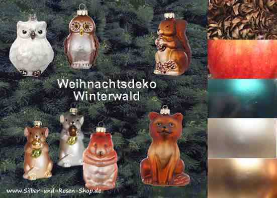 Weihnachtsdeko Winterwald