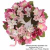 Kerzenkranz Hortensien rosa weiß groß