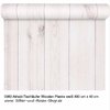 Airlaid-Tischläufer Wooden Planks weiß 490 cm x 40 cm