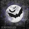 Servietten Moon and Bats mit Fledermäusen für Halloween