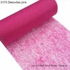 Dekovlies Tischband pink 20m-Rolle